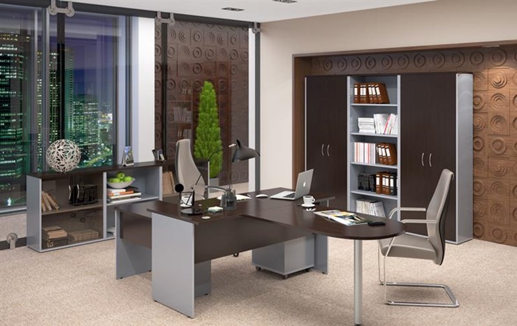 Офисный комплект мебели IMAGO четыре рабочих места, стол для переговоров в Томске - изображение 3